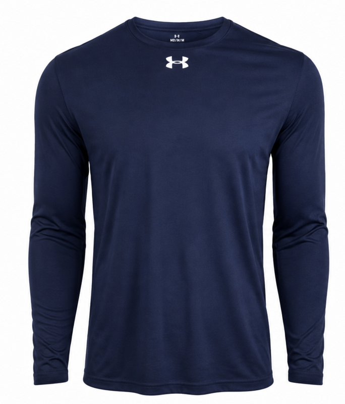 Men's Ua Team Tech Longsleeve-  Athletic Shield Left Arm