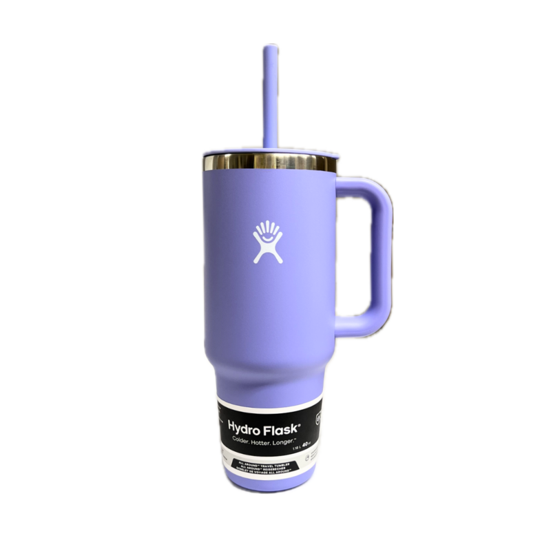 40Oz Hydro Flask All Around Travel Tumbler - Lupine
Handle And Straw