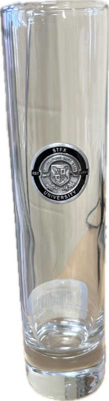 Flower Vase W/ Pewter Crest