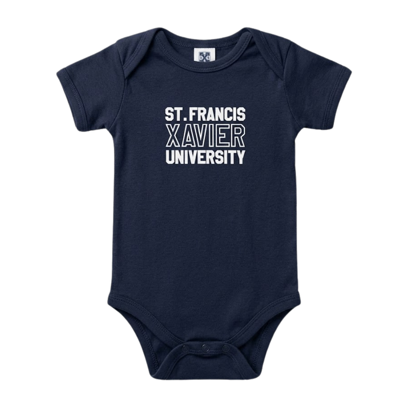 Infant S/S Onesie "St. Francis Xavier University"