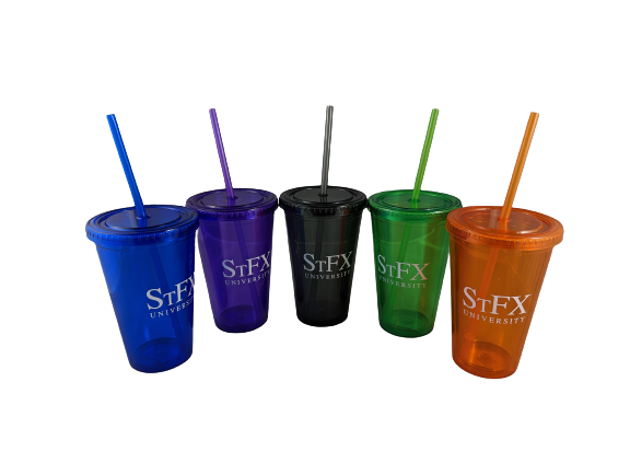 Cup With Lid And Straw