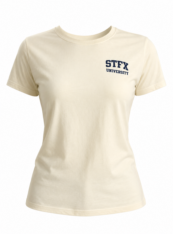 Ladies T/S  "StFx University" Left Chest