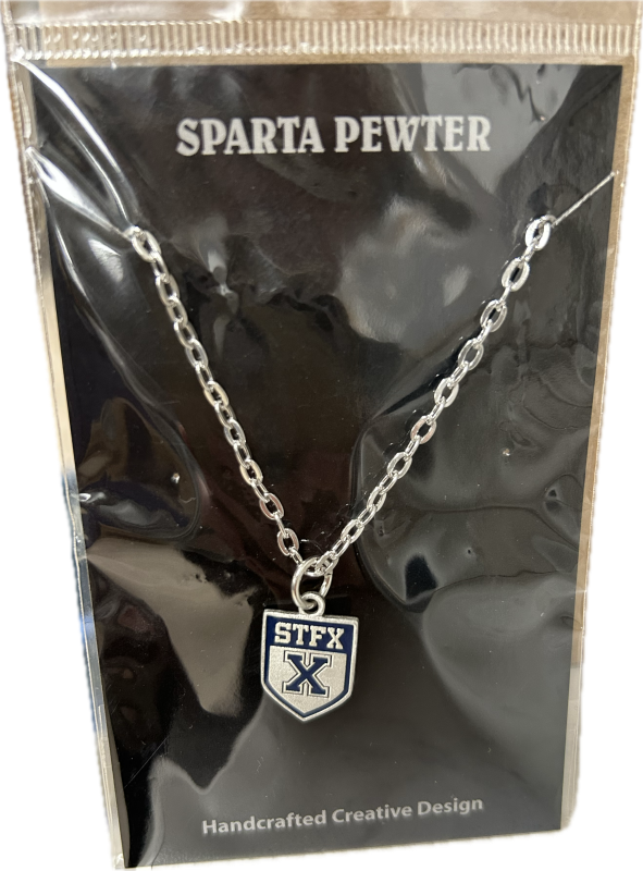Necklace Athletic Shield Pewter
