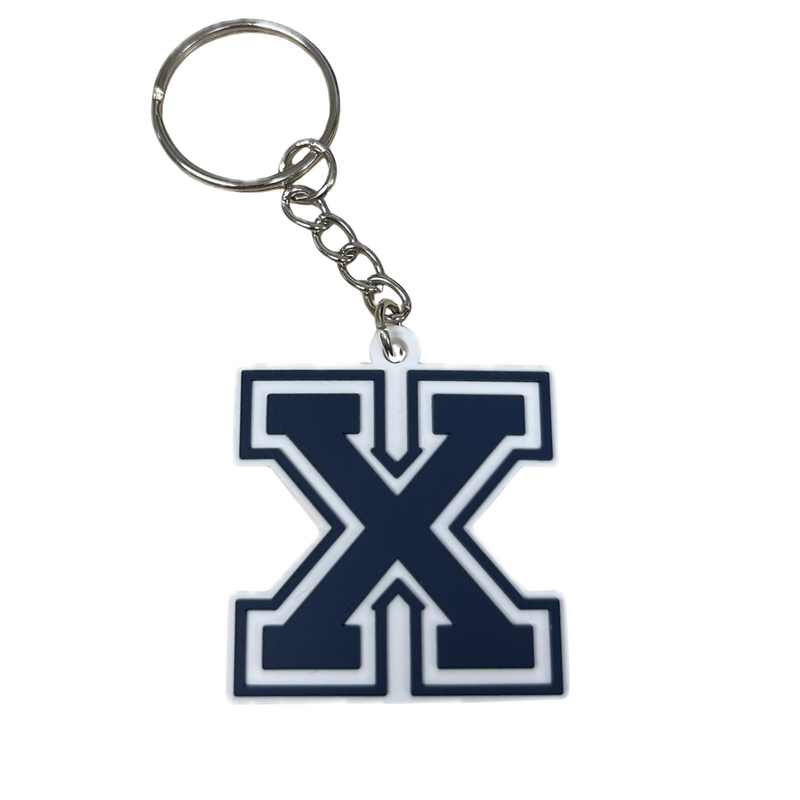 Pvc Keychain   "Navy X"