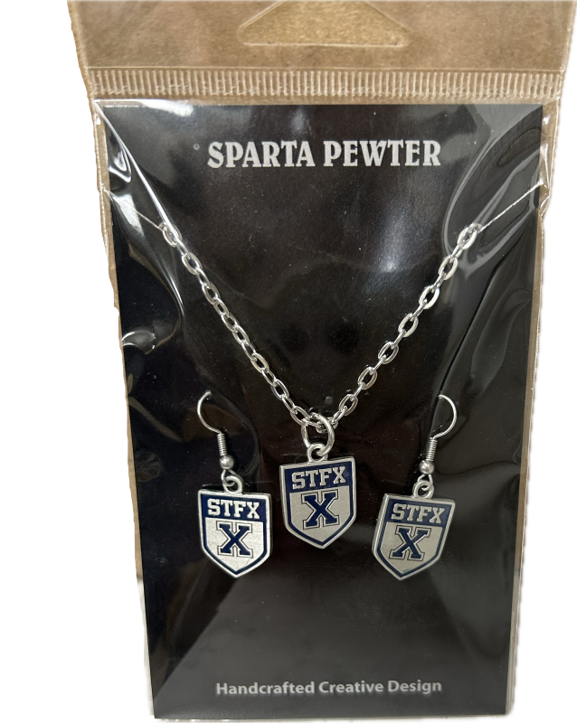 0.5 Earrings And Necklace Set -Athletic Shield