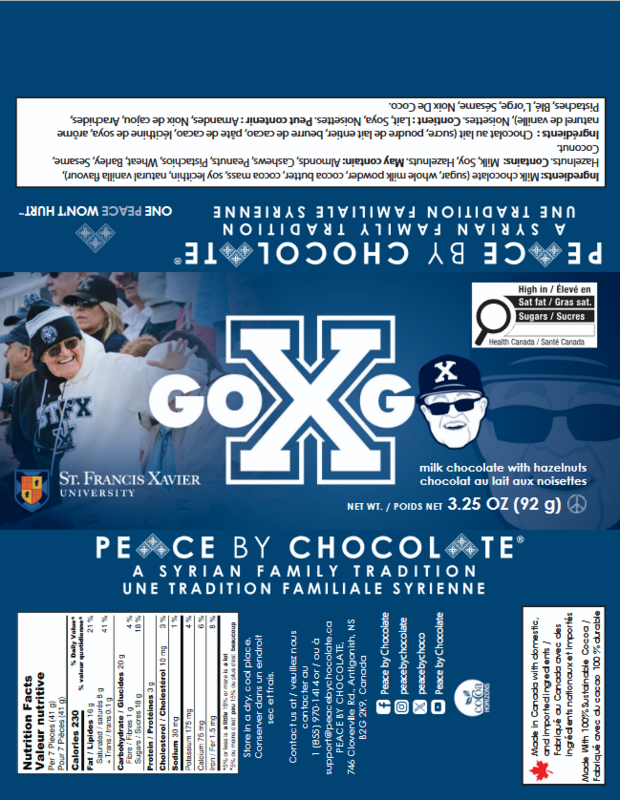 Hazelnut Milk Choc Peace By Chocolate Bar Father Stan