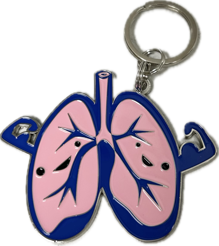 Lung Keychain