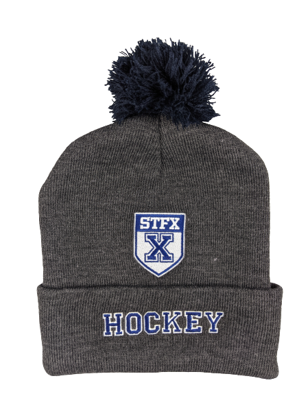 Pom Toque- "Athletic Shield" - Hockey Logo