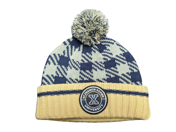 Bardown Pom Toque Plaid- "Round X" Logo