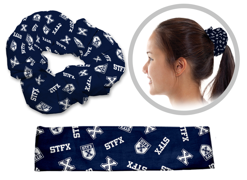 Scrunchie Athletic Shield- X's Logo