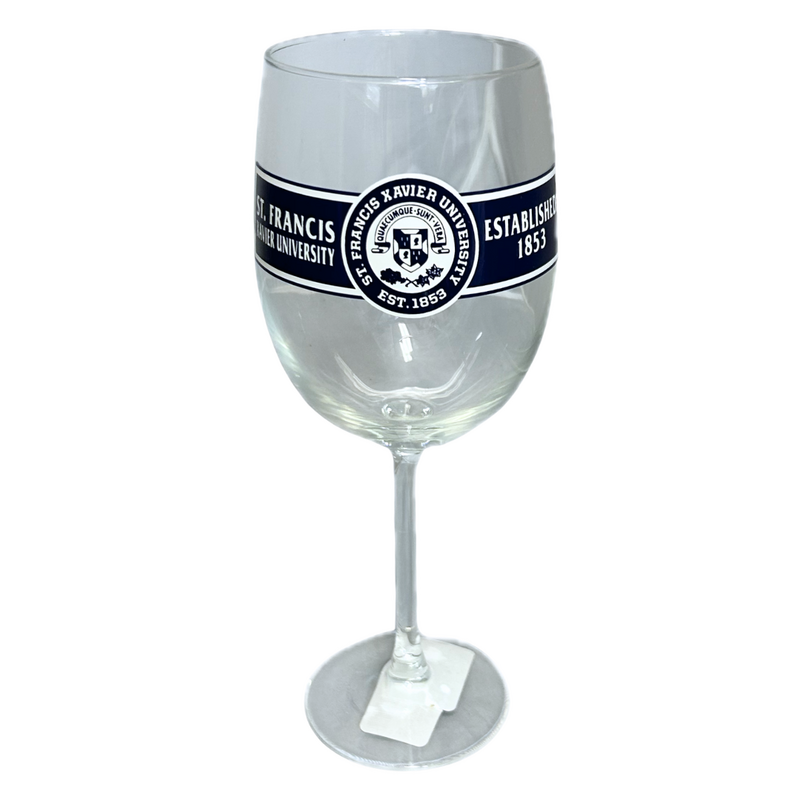 Woodstock Wine Glass With Circle Crest