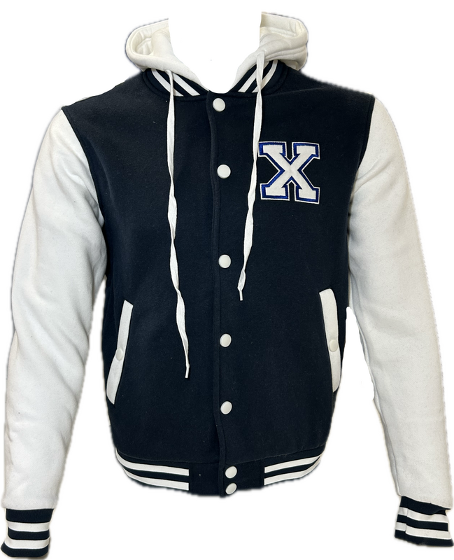Unisex Varsity Hooded Jacket