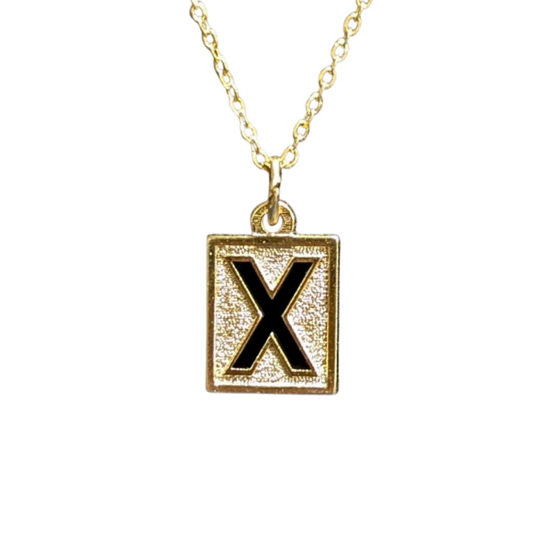 Gold Plated Charm "X"