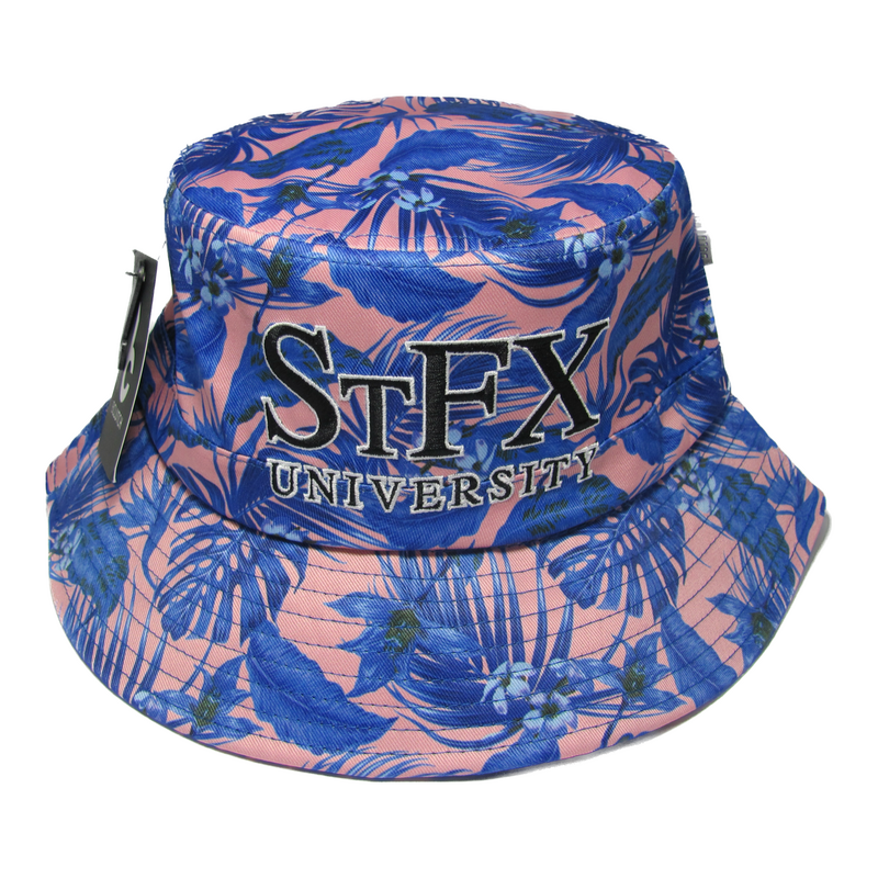 Sublimated Floral Bucket Hat With String