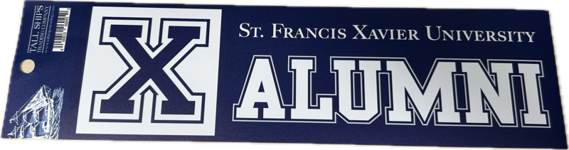 Bumper Large Decal - X Alumni -Size 10"X3"