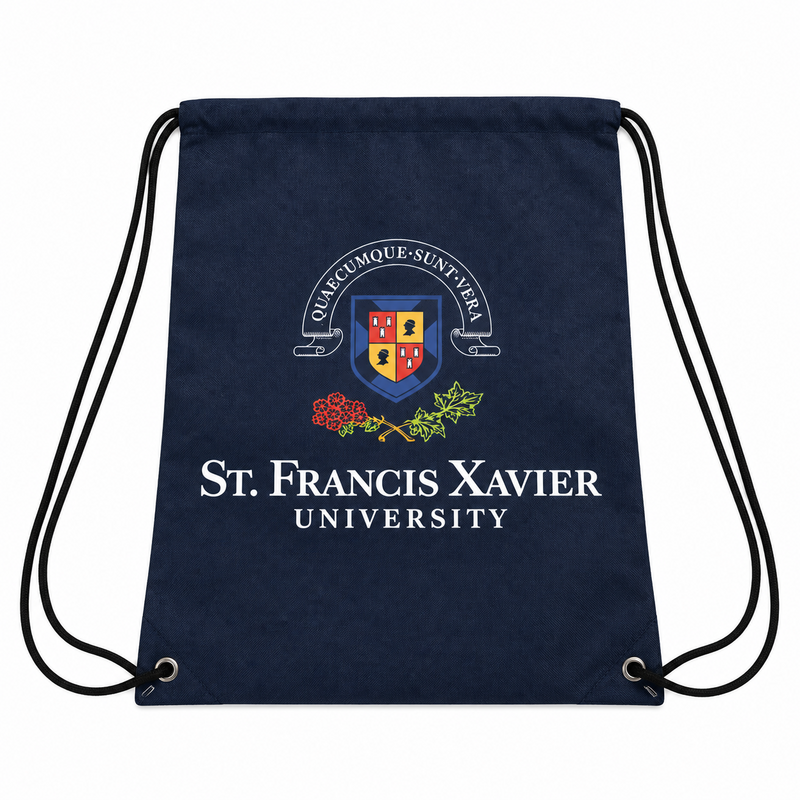 Woven Drawstring Bag- Full Colour Academic Crest