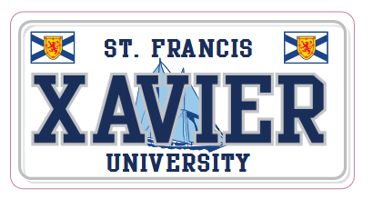License Plate StFx Sticker