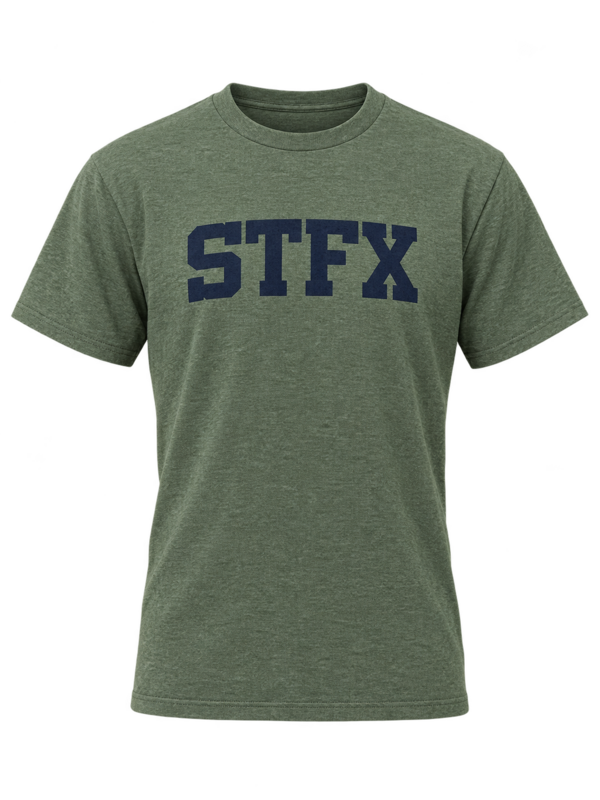 Unisex Soft Style T-Shirt- Navy StFx
