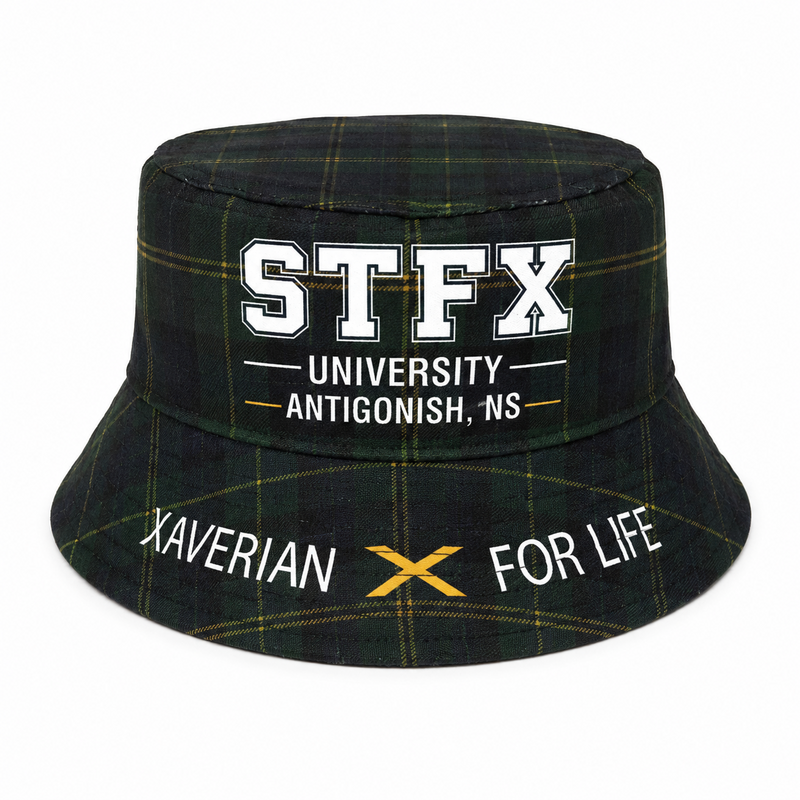 Ns Tartan Reversible To Navy Bucket Hat