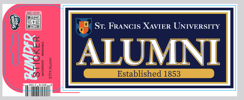 Alumni Decal/ Sticker  3"X6"