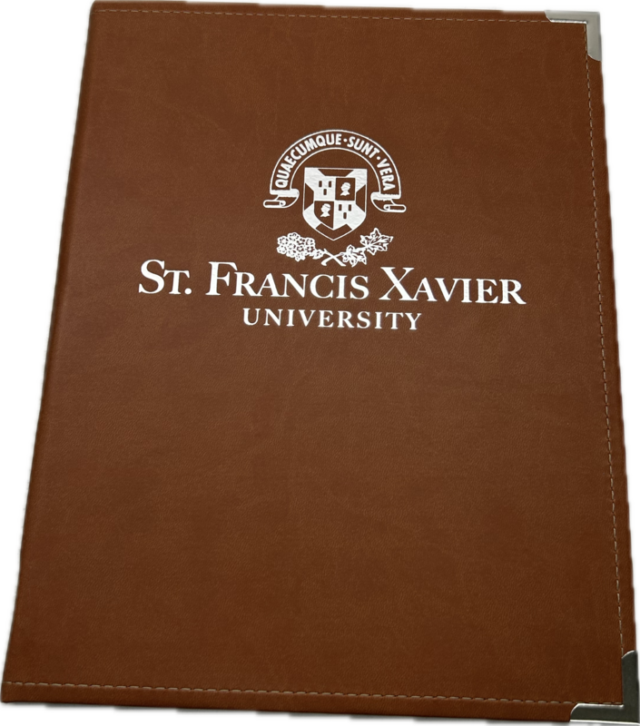 Faux-Leather Padfolio, Includes 8.5-By-11-Inch Writing Pad,