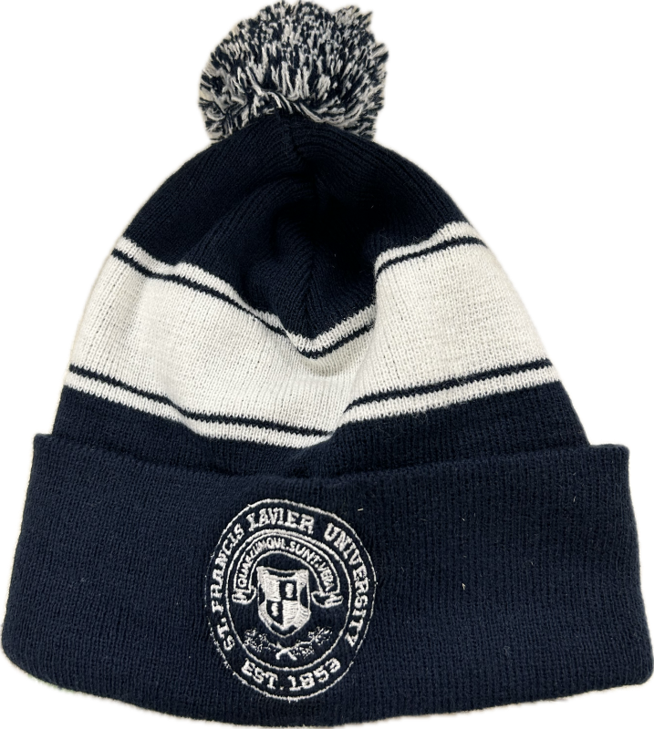 Toque With Pom  "Circle Crest"