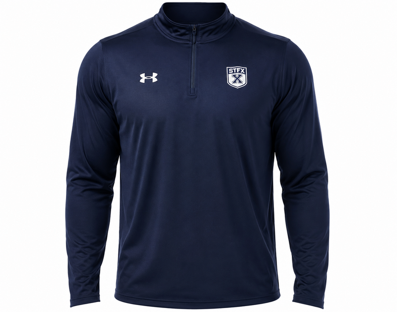 Men's Ua Team Tech 1/4 Zip  Athletic Shield Left Chest