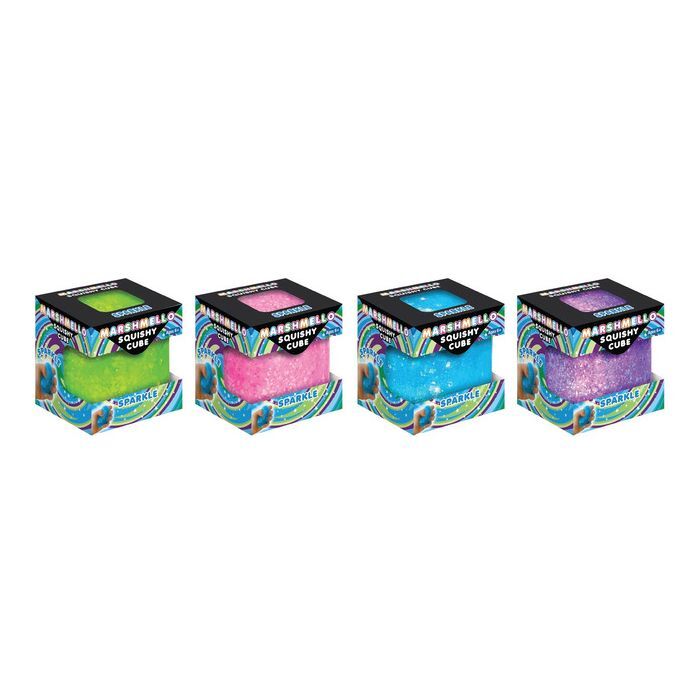 Marshmello Squishy Cube Sparkle