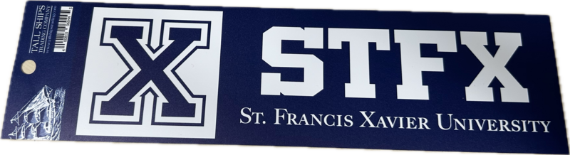 Bumper Large Decal- X StFx- Size 10"X3"