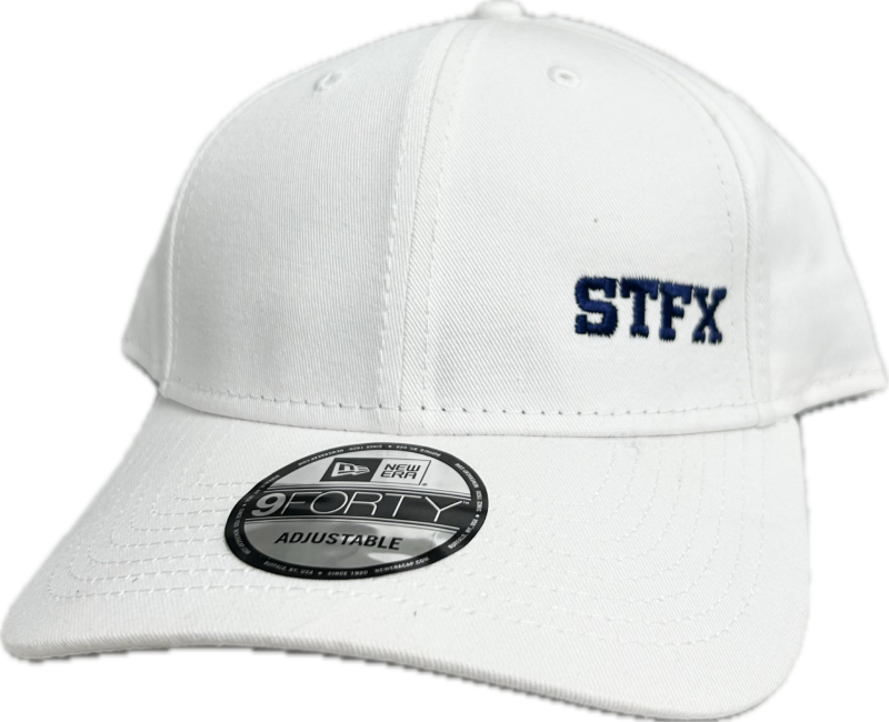 New Era "Small Left StFx Logo " White