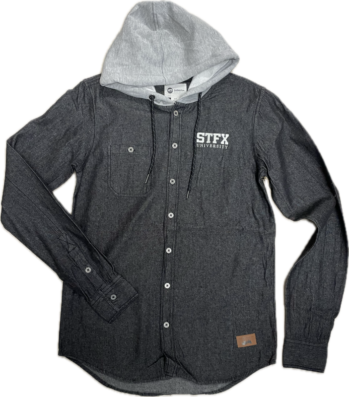 Timberlea Denim Shirt With Light Fleece Hood