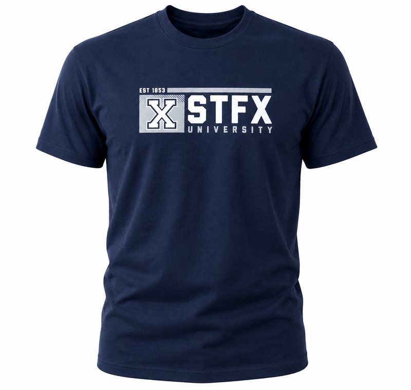 U T-Shirt- "Block X-StFxu "Logo