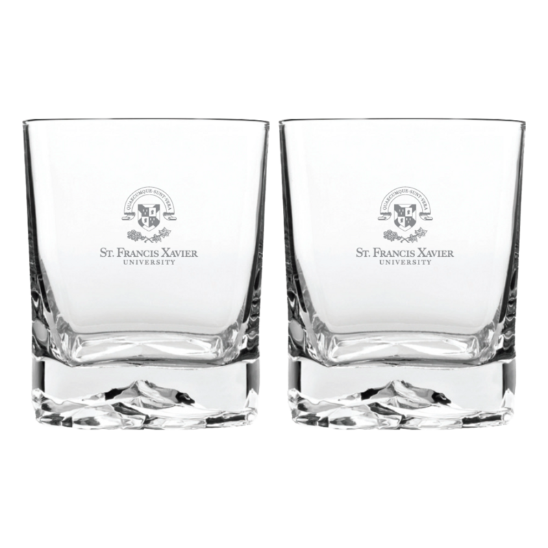 Luigi Bormioli Whiskey Set Of 2 13.5Oz Crystal W/Giftbox