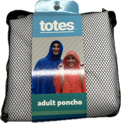 Adult Poncho-Reusable- White In Colour- Uncrested