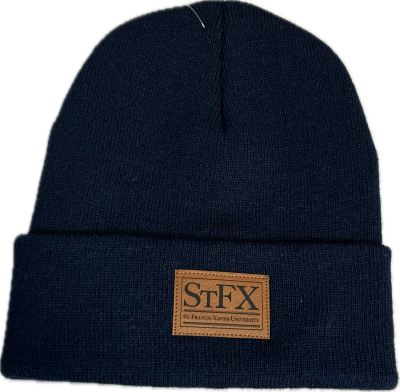 Folded Toque  " StFx University" Leather Patch