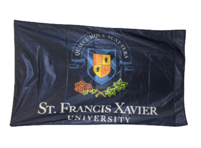 Flag Full Coloured Crest Horizontal Approx. 35"(W) X58"(L)