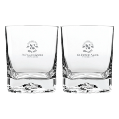 Luigi Bormioli Whiskey Set Of 2 13.5Oz Crystal W/Giftbox